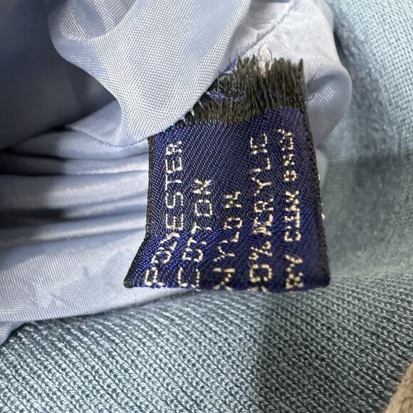 Vintage 80s Cafe Racer Jacket Mens M California Blues Blue Bomber Zip Up - Picture 5 of 8